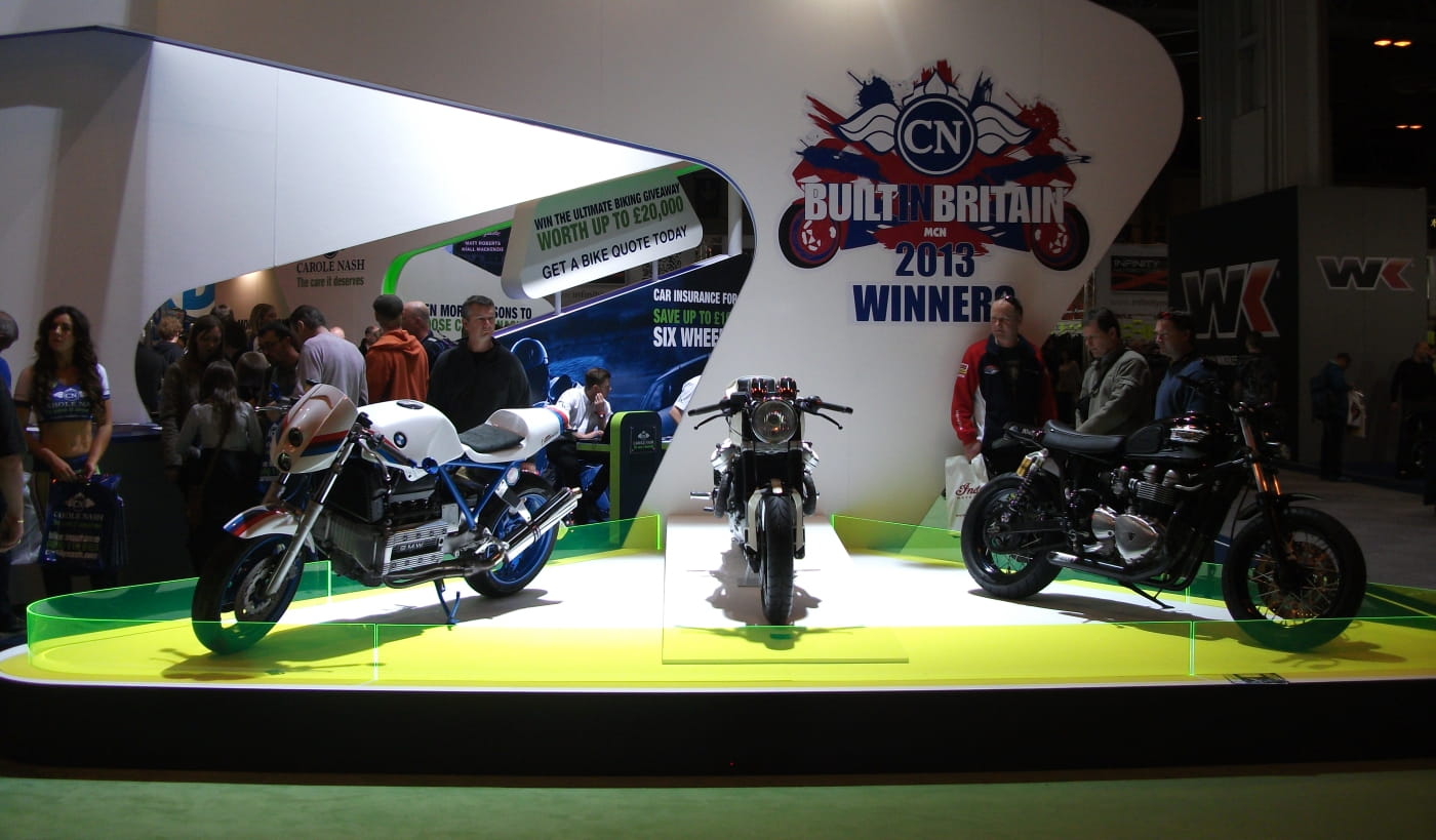 Winners on the Carole Nash Built in Britain stand NEC 2013